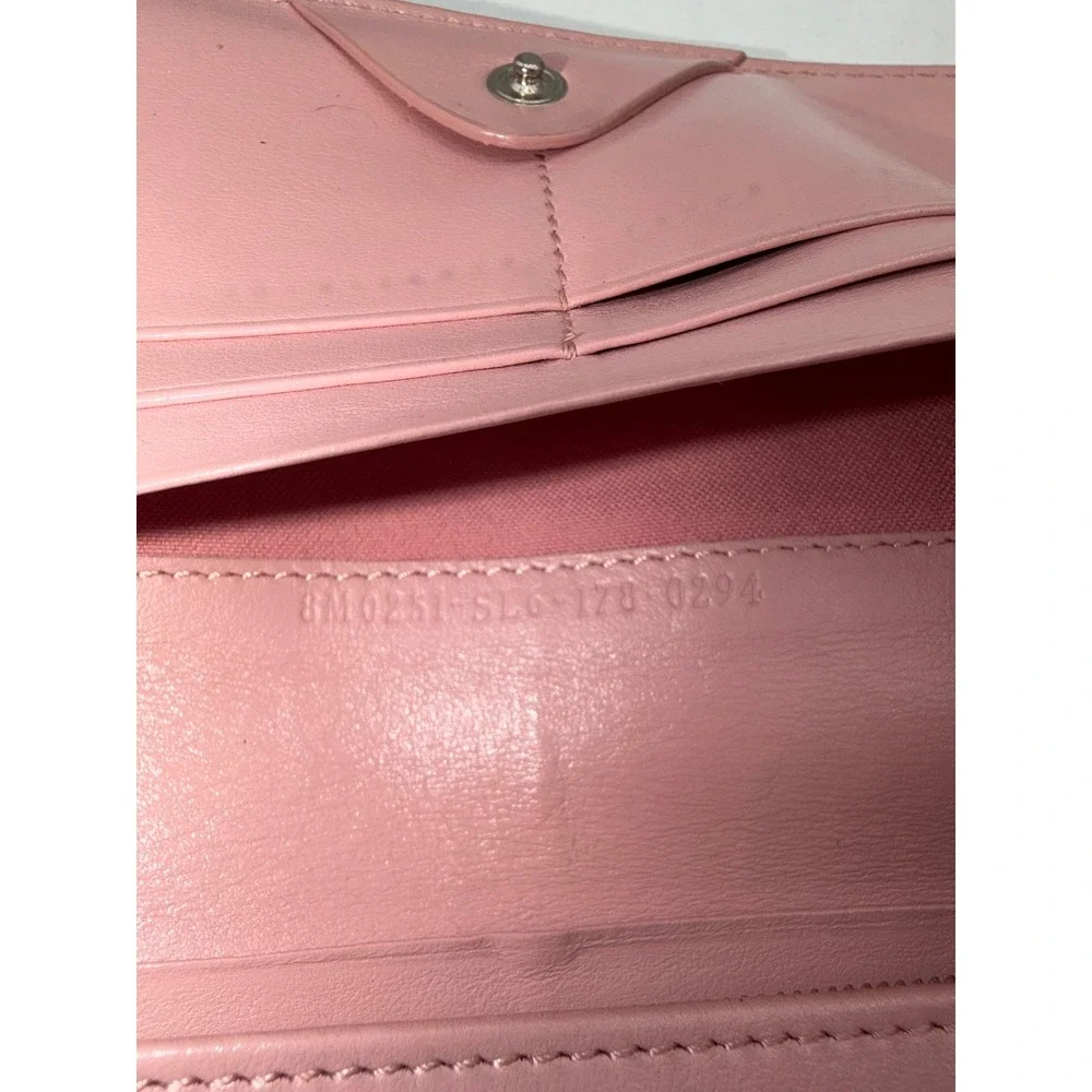 Fendi Vitello Century Hypnoteyed Pink Zippy Continental Wallet in Bubblegum - Picture 11 of 16